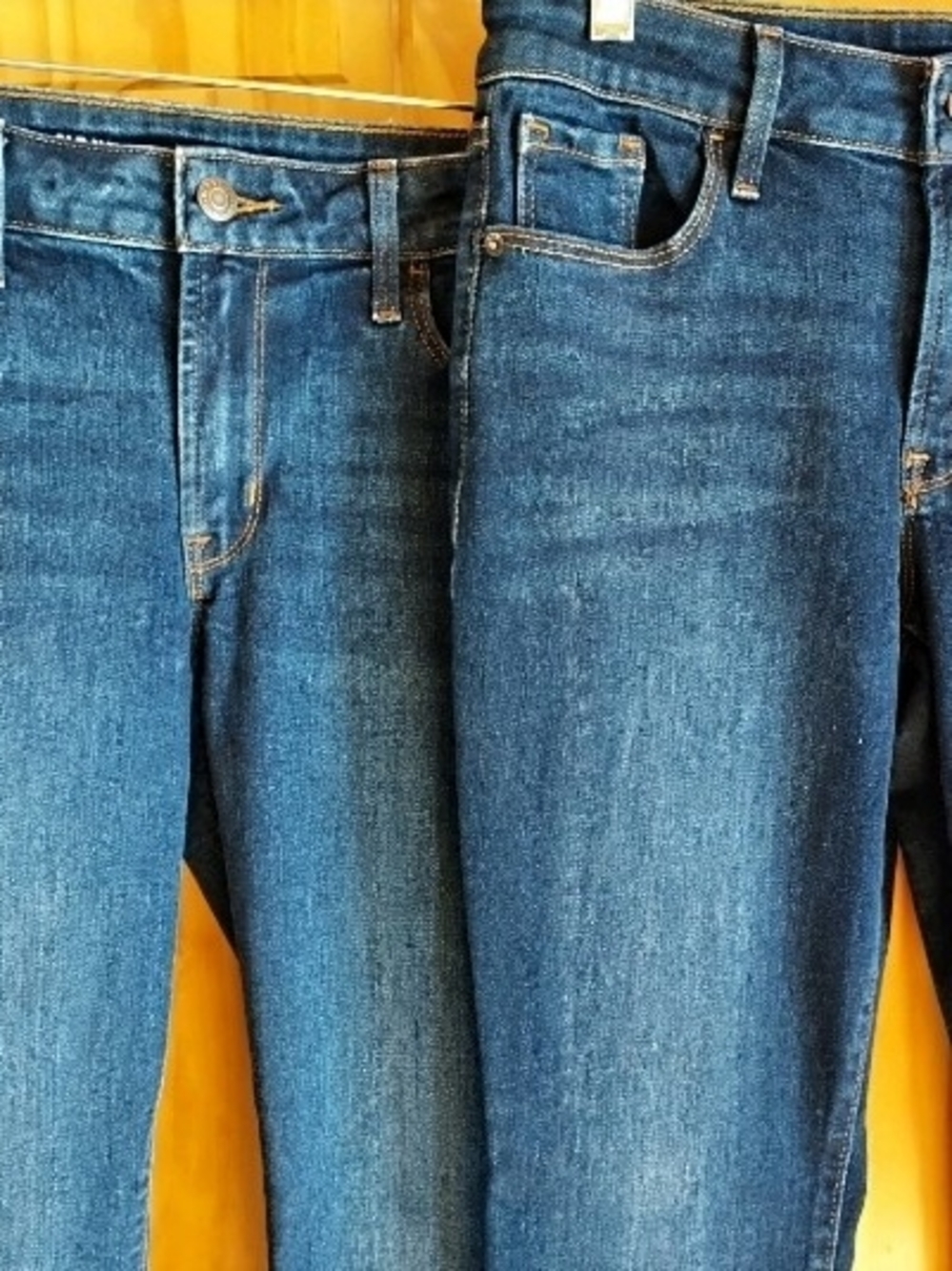 Old Navy Womens Jeans Blue Size 8 petite pop Icon Skinny Mid Rise Dark Wash (8)
